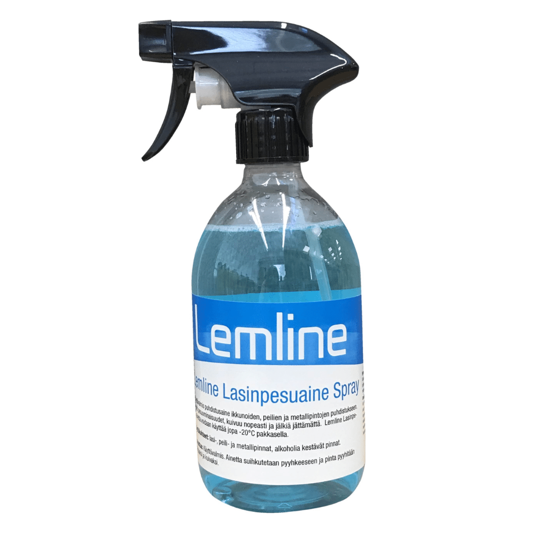 Lemline Lasinpesuaine 0,5 l valmis käyttöliuos lasinpesuaine spray