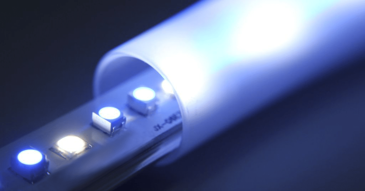 Blue glow led tube